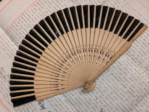 Instant Collection Of Vintage Hand Fans Spare and Repairs View 4
