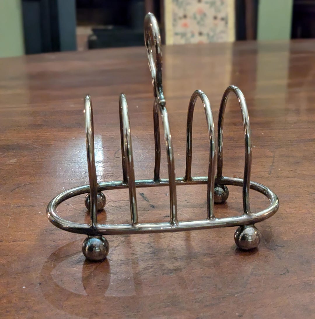 Table Toash Vintage Toast Rack EPNS Breakfast Table Toast Holder - Etsy