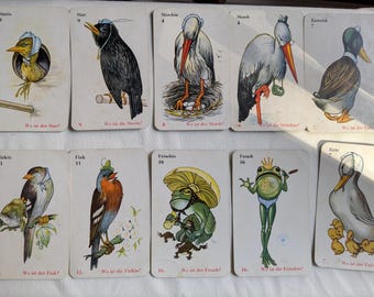 Schwarzer Peter Black Peter Vintage Card Game Vintage Ephemera Wall Art