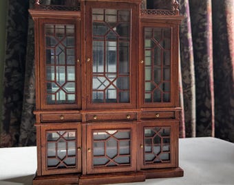 Miniatur Bespaq Puppenhaus Spiegelschrank Vitrine