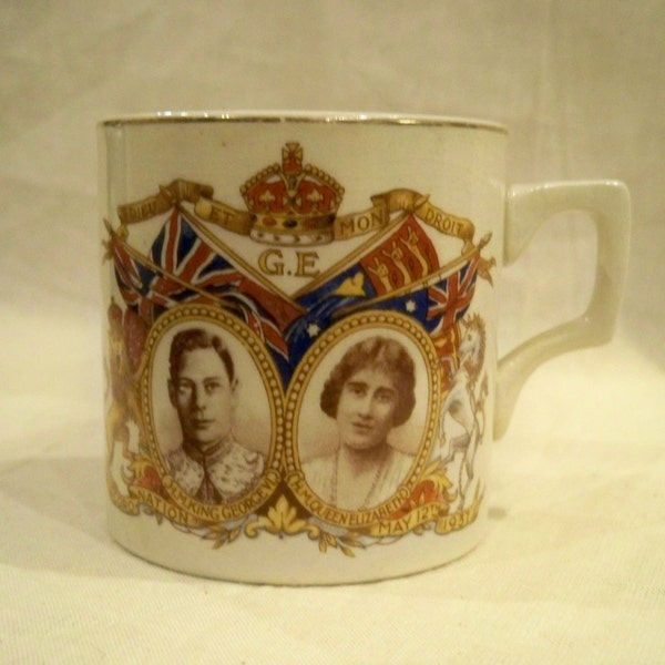 King George VI & Queen Elizabeth coronation cup 12th May 1937