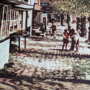 Vintage souvenir Toffee Tin Lenham Kent Edward Sharp and Sons