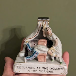 Antique Fairing 'Returning at One o'Clock in the Morning'.