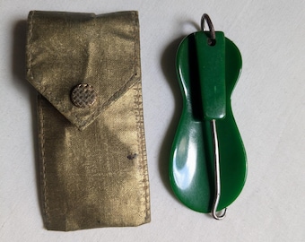 Antique Pocket Shoe Horn and Glove Hook Ladies Accessories