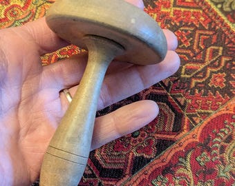 Vintage Wooden Darning Mushroom Small