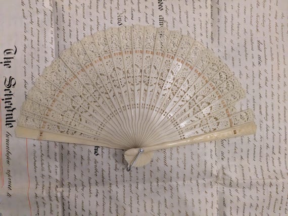 Instant Collection Of Vintage Hand Fans Spare and Repairs View 5