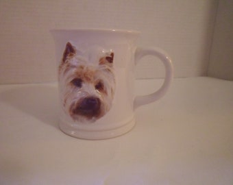 Dog Mug Cairn Terrier 3D Dog Face 1999