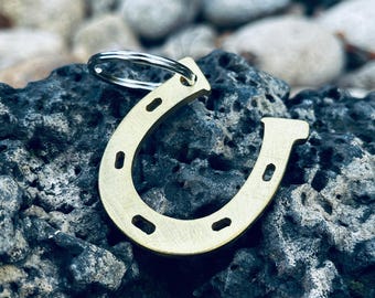 Horseshoe Western Keychain