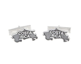 Costa Rica Map Cufflinks