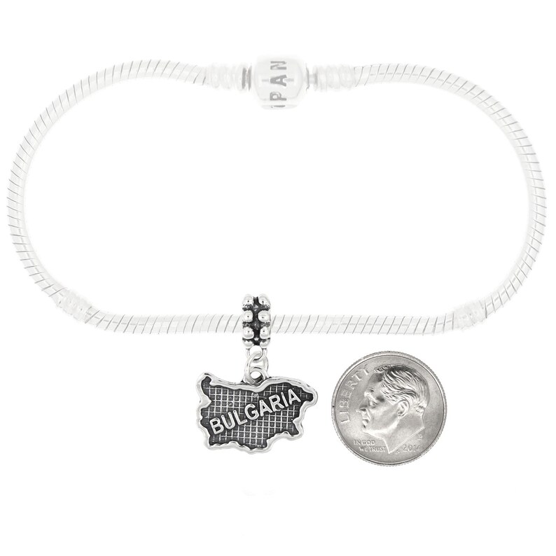 Bulgaria Travel Charm Sterling Silver with options image 4
