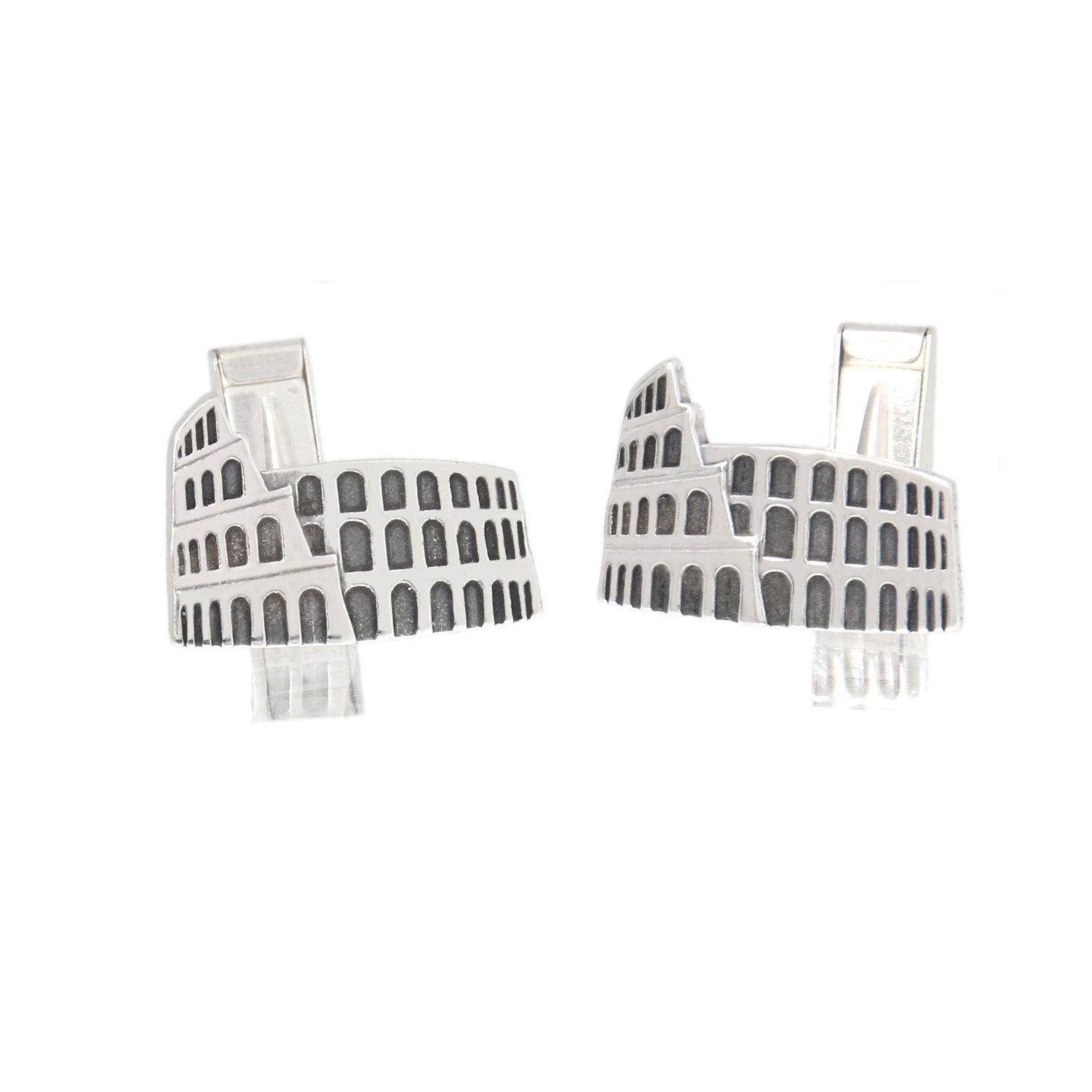 Select Gifts Roman Ampitheatre Cufflinks Engraved Message Box 