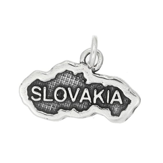 New York City Map Nyc Sterling Silver Oxidized Charm (with Options