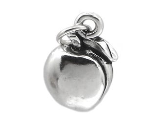 Fruit of the Spirit Peach Joy Sterling Silver Charm