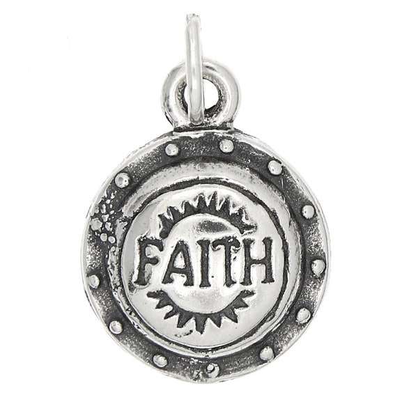 Faith in God Charm Sterling Silver Faith in God Charm Sterling Silver