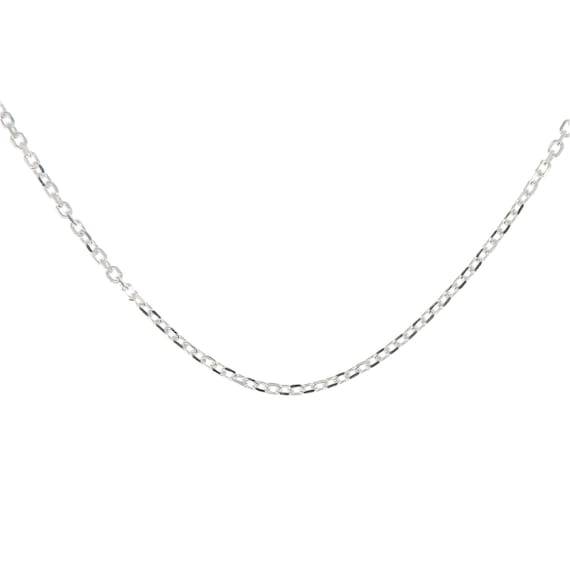 Sterling Silver Textured Long W/ Ring Oval Cable Link Chain 5mmx 8mm and  7mmx11mm, Silver Chain for Jewelry Making, for Necklace, Bracelet 