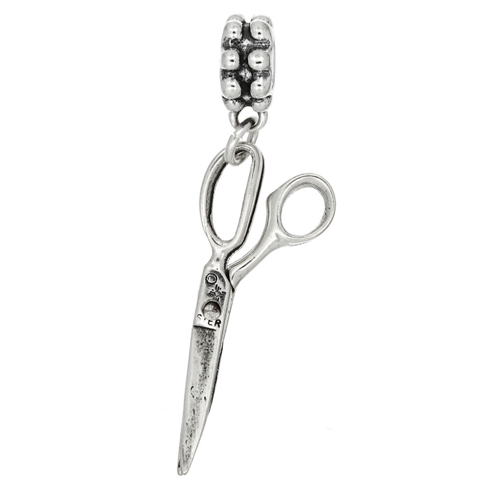Sterling Silver Crafting Scissors / Alteration Scissors Charm Etsy