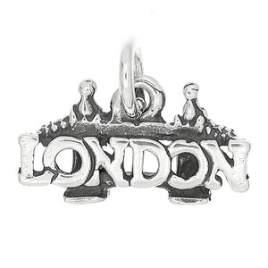 London Bridge Sterling Silver Charm Travel charm (3D Charm) -with Options