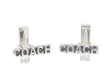Sterling Silver Coach Cuff Links Cufflinks