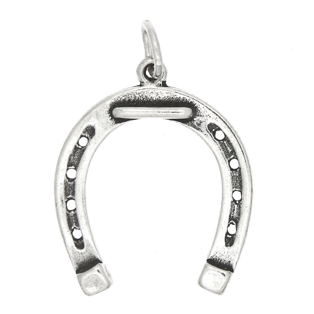 sterling-silver-horseshoe-charm-pendant-one-sided-charm-etsy
