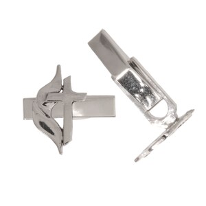 Methodist Cross Cuff Links Sterling Silver Cufflinks Religious Cufflinks  Cross Cufflinks