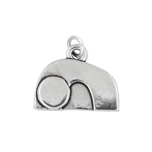 Plain Empty Tomb Sterling Silver Large Easter Resurrection Charm -with Options