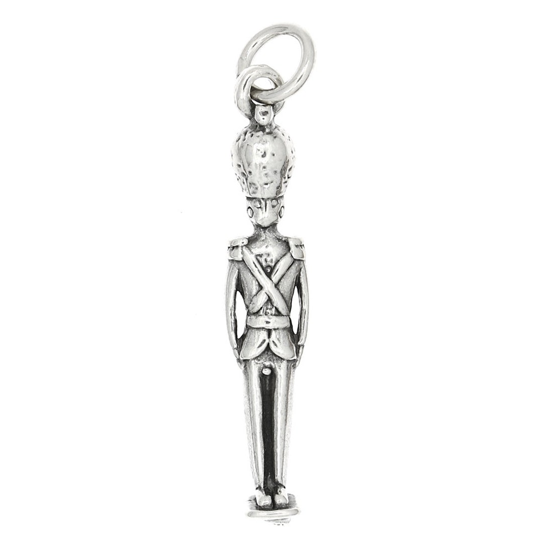 Nutcracker Soldier Sterling Silver Necklace