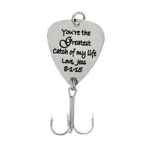 Personalized Fishing Lure: Greatest Catch Gift for Husband