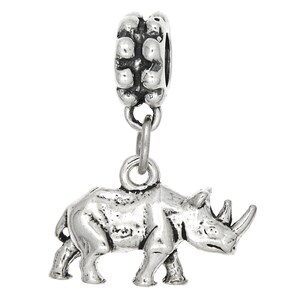Walking Giraffe 3D Dangle Charm Bead - For Snake Chain Bracelets (Pandora, Chamilia Compatible) - View #10