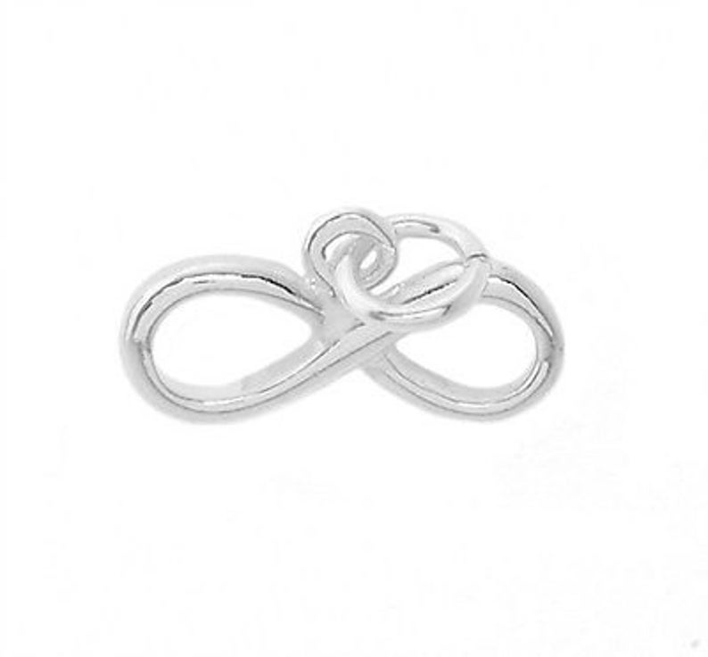 Sterling silver infinity charm Clearance