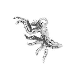 Sterling Silver Praying Mantis Charm with Options Charm Only