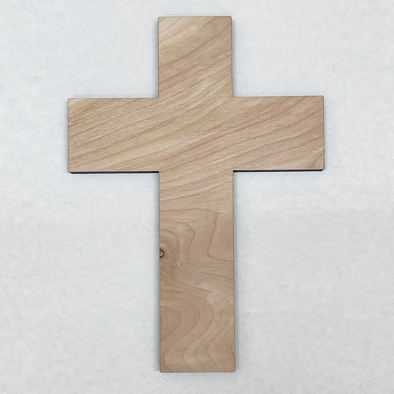 Personalized Cross Custom Wood Cross Baptism Cross First Communion Christening Dedication Baby Shower Gift Personalized Wooden Cross image 10