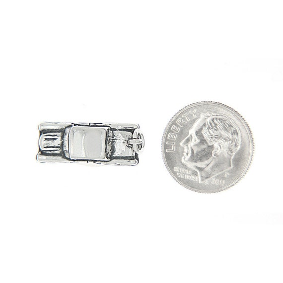 Sterling Silver 3D Hot Rod Old Classic American Car Charm Pendant Sterling Silver 3D Hot Rod Old Classic American Car Charm Pendant