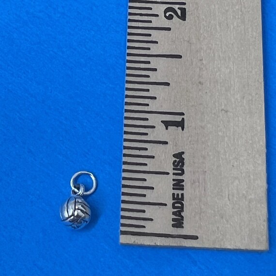 I Love Volleyball Charm Sterling Silver - Made in the USA I Love Volleyball Charm Sterling Silver - Made in the USA