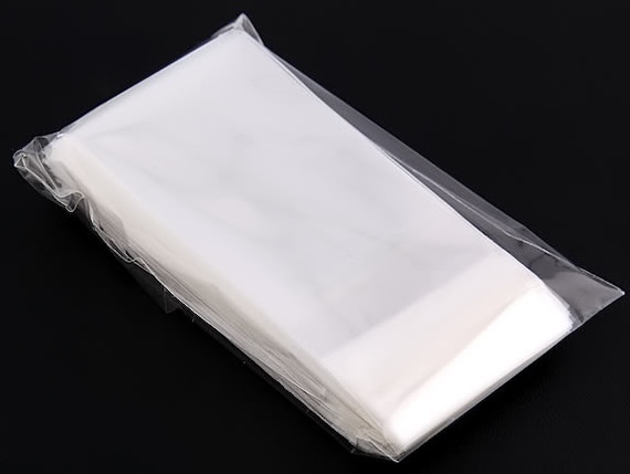 1 Pack 100 Pieces OPP Self Adhesive Clear Plastic Bags 