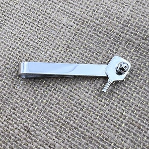 Sterling Silver Pickleball Tie Clip: Personalized Sports Tie Bar