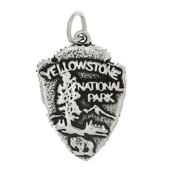 Yellowstone National Park Charm Sterling Silver Yellowstone National Park Charm Sterling Silver