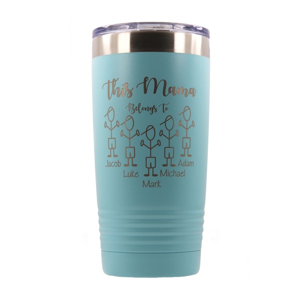 Custom Personalized This Grandma Belongs to Tumbler with Clear Lid Travel Mug Coffee Mug Tumbler for Grandma Nana Papa-Ships in 1-2 Bus Days