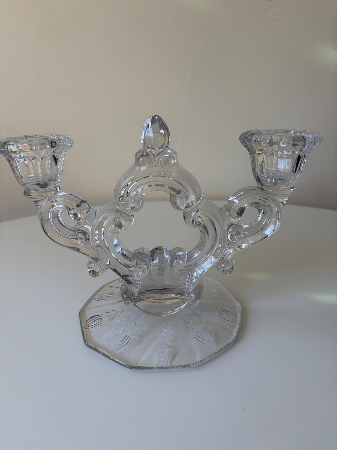Interesting Info About Vintage Glass Double Candle Holders