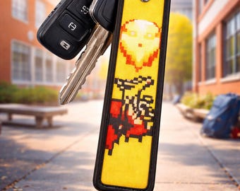 Pixel Ken & Ryu Keychains – Street Fighter Inspired Gamer Accessories