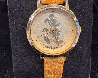 Vintage Walt Disney Company Micky Maus Quarz Uhr von Lorus