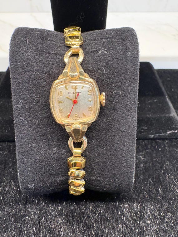 Vintage Bulova Ladies Cocktail Watch Mechanical Swiss Movement