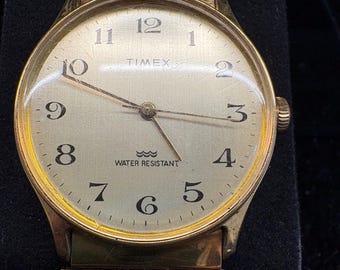 Vintage Men's Timex Marlin Gold Tone Mechanical Watch