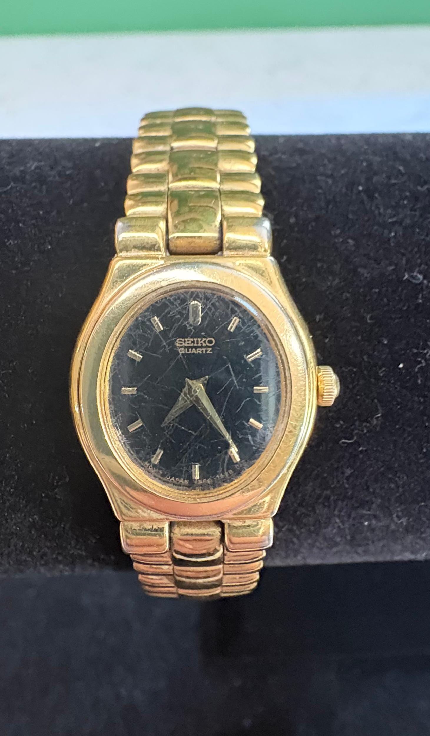 Vintage Seiko Oval Watch - Etsy