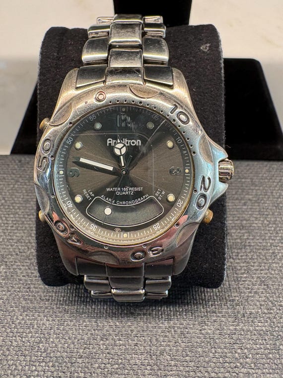 Vintage Men's Armitron Analog-Digital Alarm Chronograph Watch