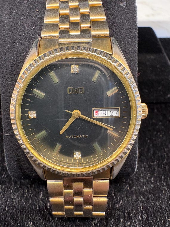 Vintage Men's Q&Q by Citizen Automatic Dress Watch