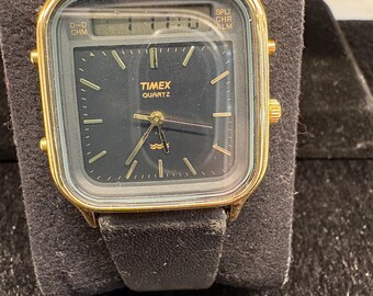 Vintage Timex Quartz Analog-Digital (Ana-Digi) Wristwatch 392 K-Cell Series