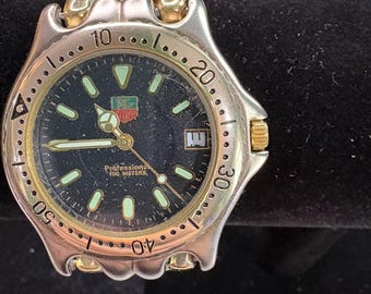 TAG Heuer Vintage Professional S/el  Mid-Size Two-Tone Wristwatch