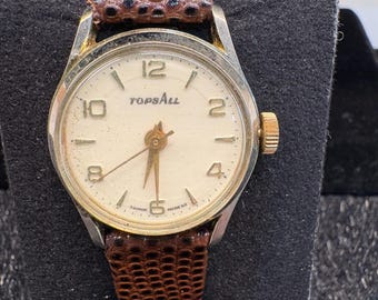 Vintage dameshorloge uit het midden van de eeuwGeheel automatisch mechanisch damespolshorloge