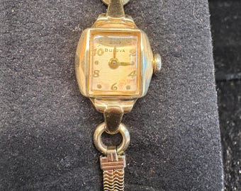 Vintage Bulova Ladies Cocktail Watch Mid-Century