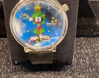 Vintage 1990's Armitron Looney Tunes "Marvin the Martian" Watch